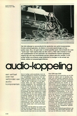 audio-koppeling - een verhaal over het verbinden van audiokomponenten