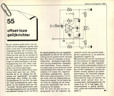 offset-loze gelijkrichter