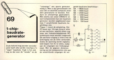 1-chip baudrate-generator