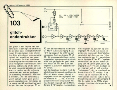 glitch-onderdrukker