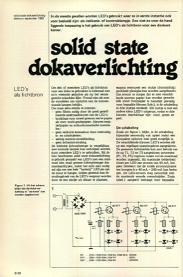 solid state dokaverlichting - LED's als lichtbron