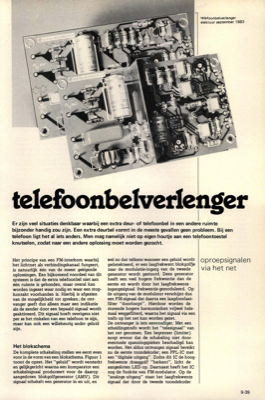 telefoonbelverlenger - oproepsignalen via het net