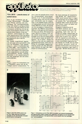 applikator: TDA 3810 - pseudo-stereo of spatial-stereo