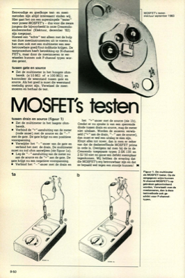 MOSFET's testen