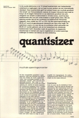 quantisizer - muzikale spanningsomzetter