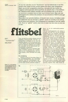 flitsbel - een ""lichtende"" deurbel