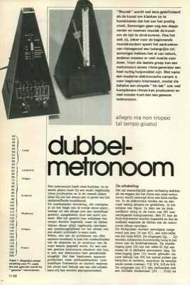 dubbel-metronoom - allegro ma non troppo (al tempo giusto)