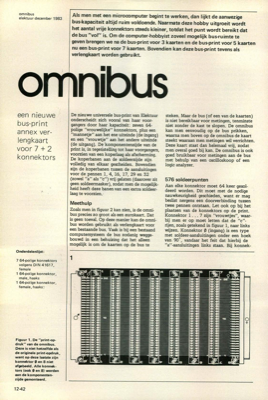 omnibus - een nieuwe bus-print annex verlengkaart voor 7 + 2 konnektors
