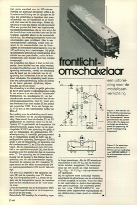 frontlicht-omschakelaar - een uitbreiding voor de modelbaanverlichting