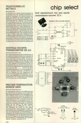 chip select - kort signalement van een aantal interessante nieuwe IC's