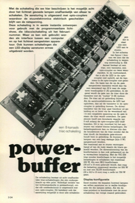 power-buffer - een 8-kanaals triac-schakeling