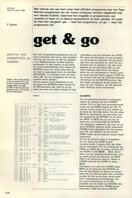 get & go - auto-run voor programma's op cassette