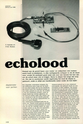 echolood - dieptemeter voor jachten