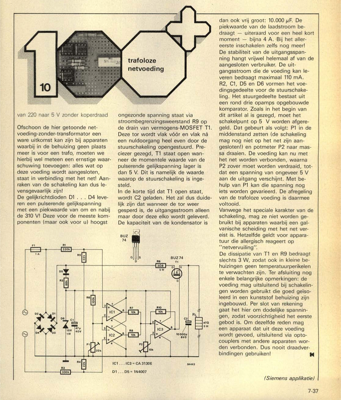 trafoloze netvoeding - van 220 naar 5 V zonder koperdraad