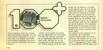 digitale toerenteller