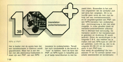 transistorpolariteitstester - NPN of PNP?