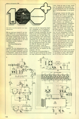 frekwentiemeter - met extra nauwkeurigheid voor lage frekwenties