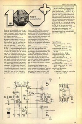 70/90 W eindversterker