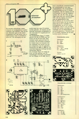 infrarood- µP-interface