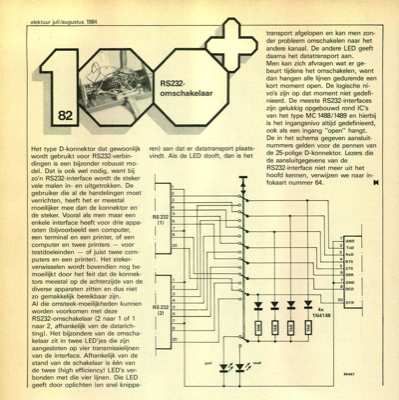 RS 232-omschakelaar