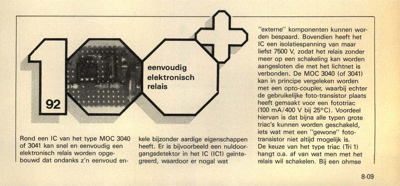 eenvoudig elektronisch relais