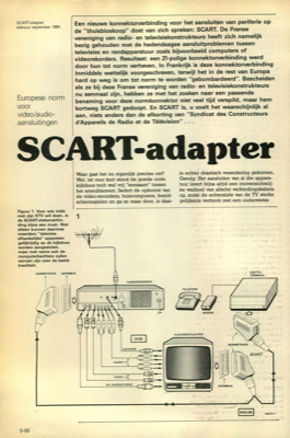 SCART-adapter - Europese norm voor video/audio-aansluitingen