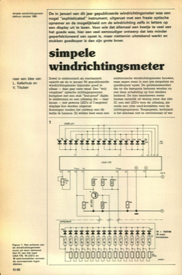 simpele windrichtingsmeter