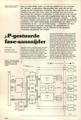 µP-gestuurde fase-aansnijder - inklusiet programma: Dia-overvloeier