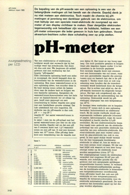 pH-meter - zuurgraadmeting per LCD