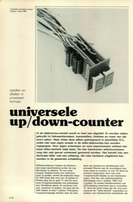 universele up/down-counter - optellen en aftellen in universeel-formaat