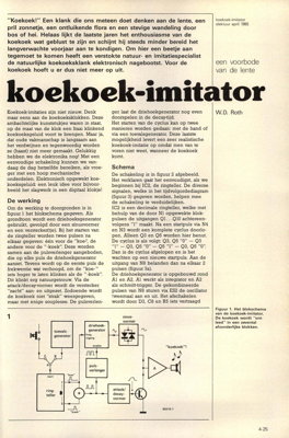 koekoek-imitator - een voorbode van de lente