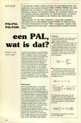 een PAL, wat is dat? - Boole in een nieuw jasje