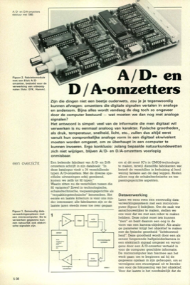 A/D- en D/A-omzetters - een overzicht