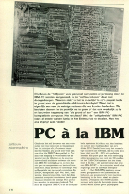 PC à la IBM - zelfbouw zakenmachine