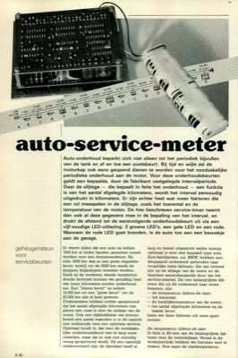 auto-service-meter - geheugensteun voor servicebeurten