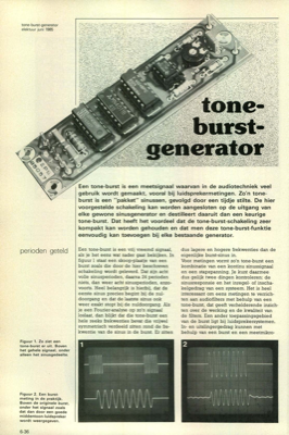 tone-burst-generator - perioden geteld