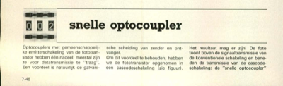 snelle optocoupler