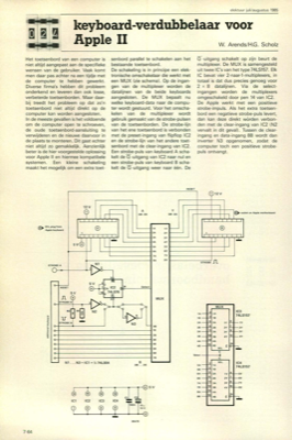 keyboard-verdubbelaar voor Apple II