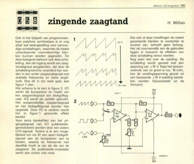 zingende zaagtand