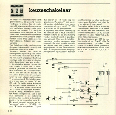 keuzeschakelaar