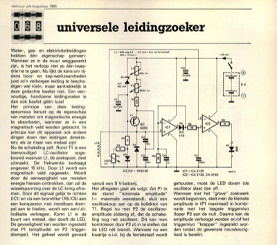 universele leidingzoeker