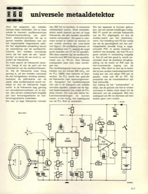 universele metaaldetektor