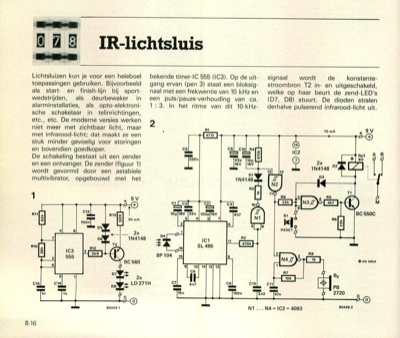 IR-lichtsluis