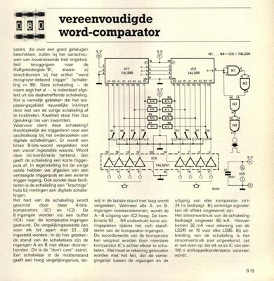 vereenvoudige word-comparator