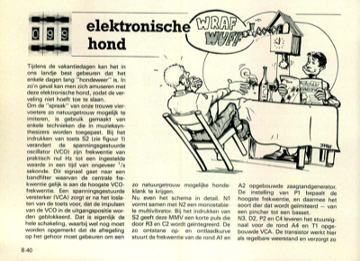 elektronische hond