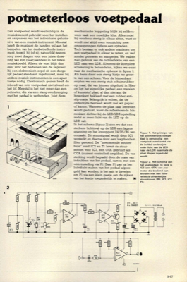 potmeterloos voetpedaal