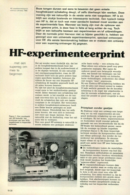 HF-experimenteerprint - …met een superreg om mee te beginnen