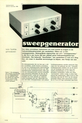 sweepgenerator - voor funktiegeneratoren