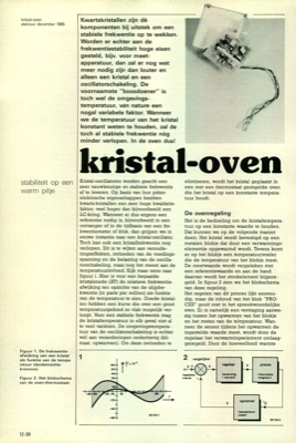 kristal-oven - stabiliteit op een warm pitje