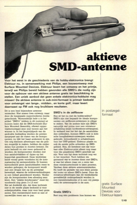 aktieve SMD-antenne - in postzegelformaat